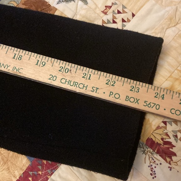 Worthington black wool pea coat women’s 12 lined double breasted like new - Picture 8 of 9